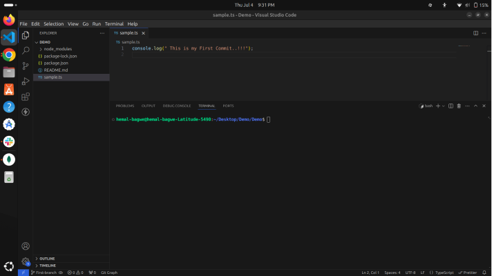 publish branch